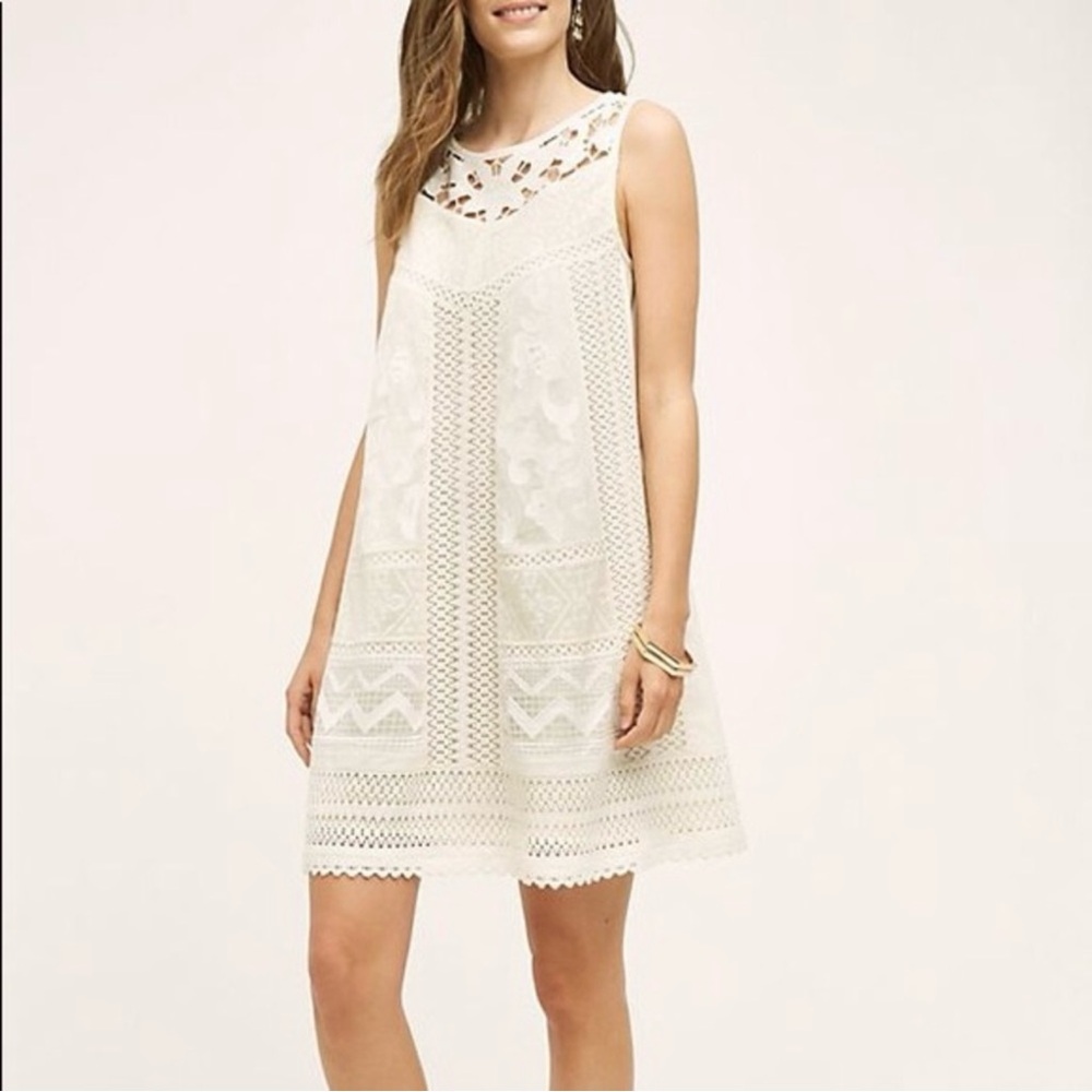 Vanessa Virginia Cottonwood Ivory Swing Dress!!